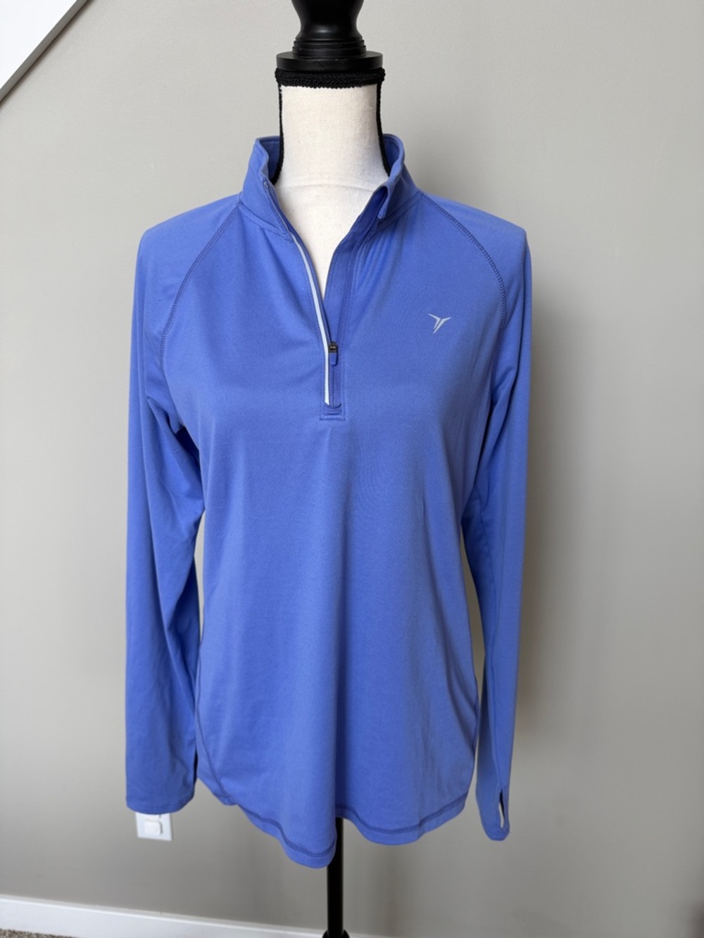 Old Navy Active Lightweight Periwinkle Quarter-Zip Performance Top